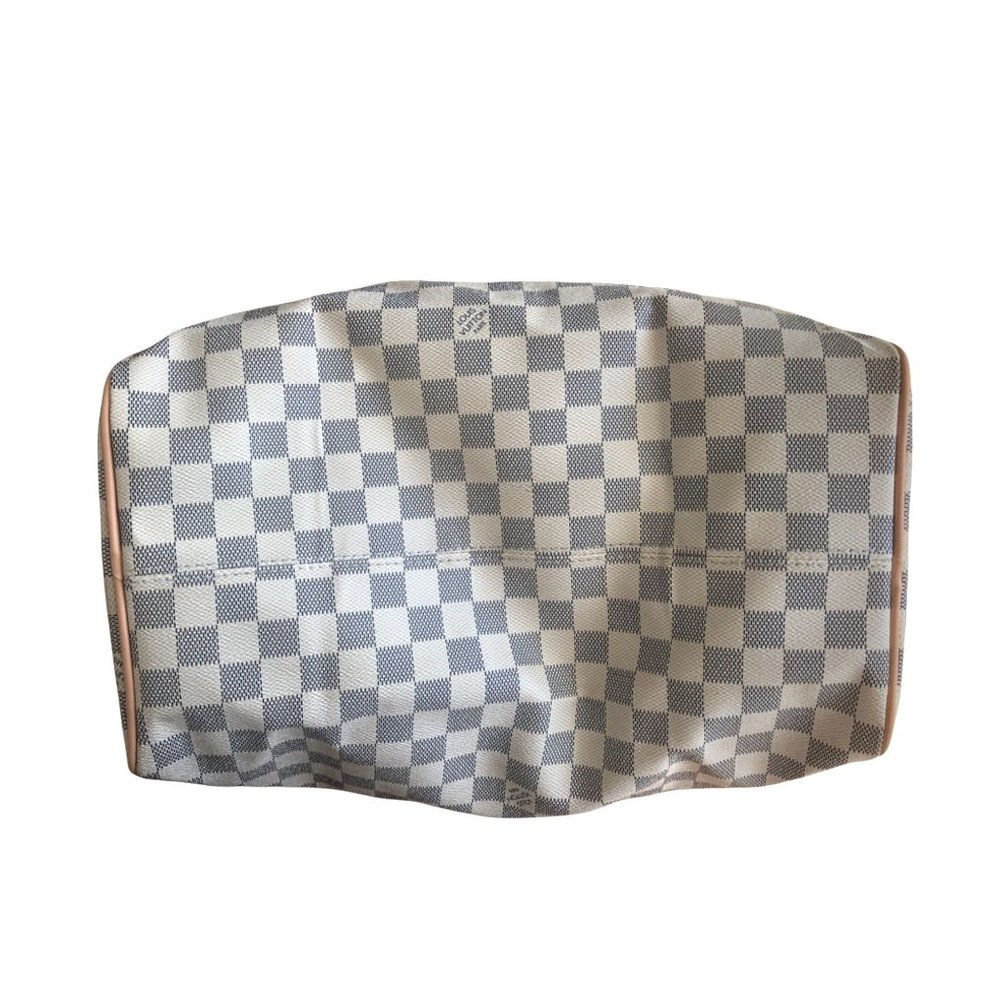 WHITE GRID "SPEEDY"HANDBAG - LV Dup - Picture 5 of 11